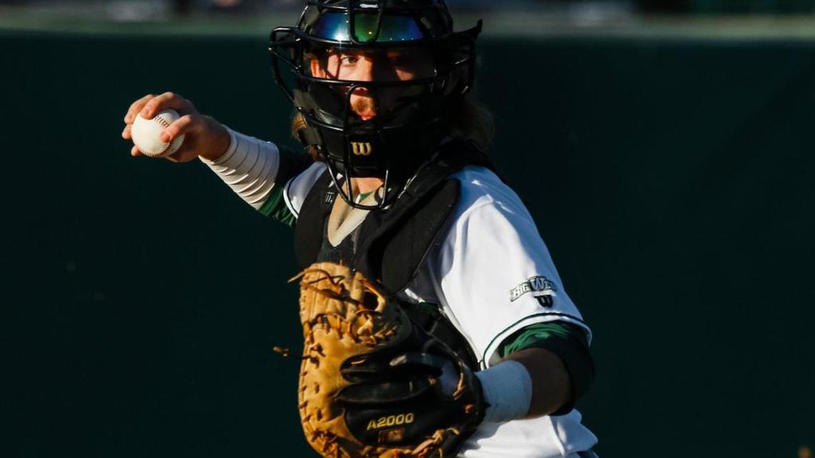 Cal Poly true freshman Nick Meyer has started 36 games this season and has proven to be one of the better defensive catchers in the Big West Conference.