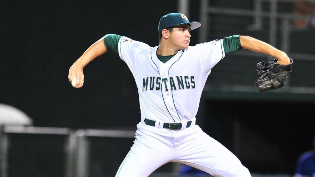 Cal Poly pitcher Justin Calomeni was drafted by the Colorado Rockies on Friday.