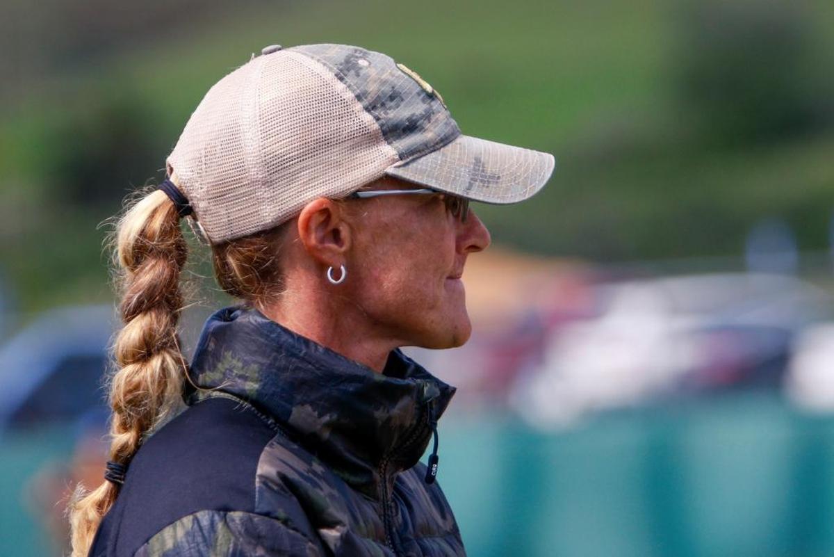 Cal Poly softball coach Jenny Condon.