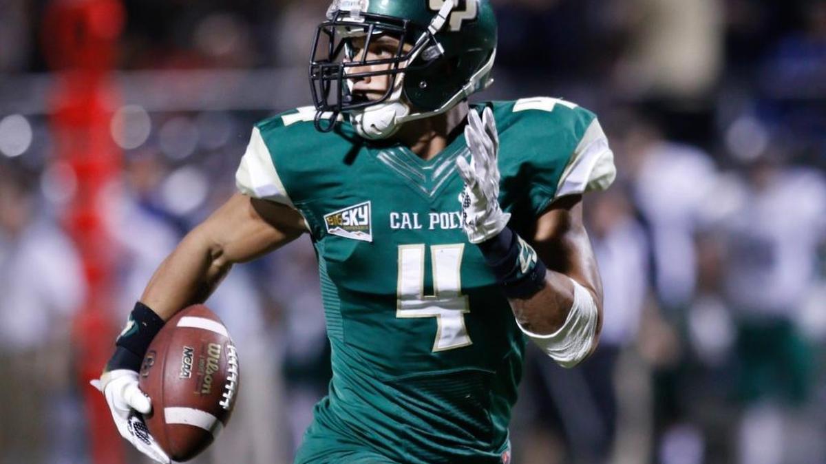 Sophomore running back Kyle Lewis accounted for 201 all-purpose yards during Cal Poly’s loss to No. 14-ranked Portland State last Saturday.