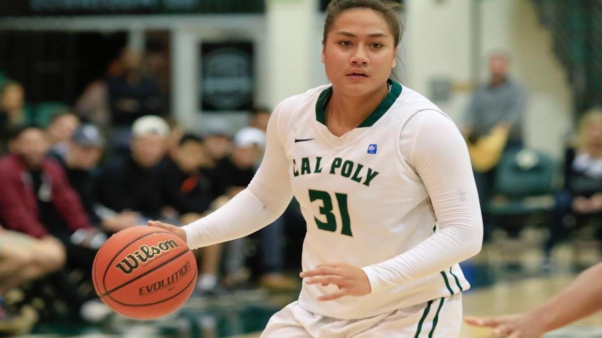 Cal Poly's Lynn Leaupepe scored 26 points Saturday to lead the Mustangs to a victory over CSUN.