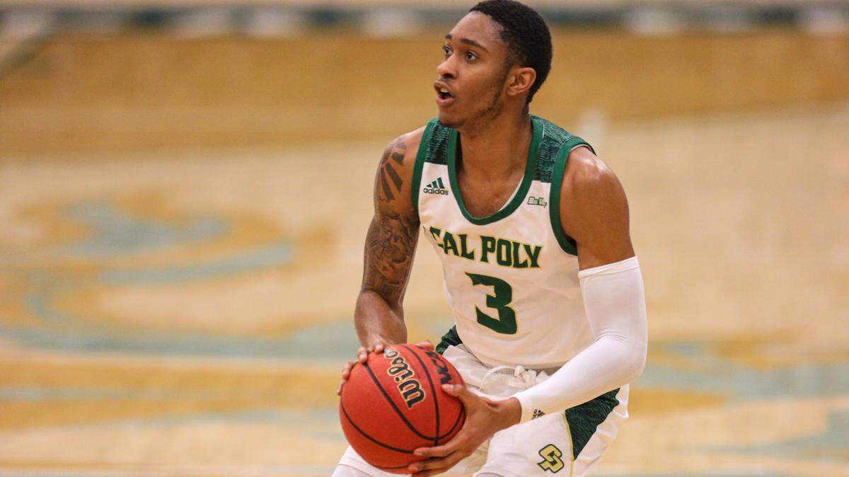 Colby Rogers scored 21 points in the Cal Poly upset win against Fullerton to open the Big West tournament.