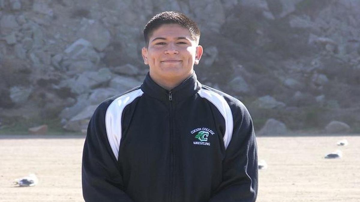 Cuesta College freshman Alex Garcia won the CCCAA State Championship for the 174-pound division on Sunday, becoming the Cougars’ first state champion in 12 years.