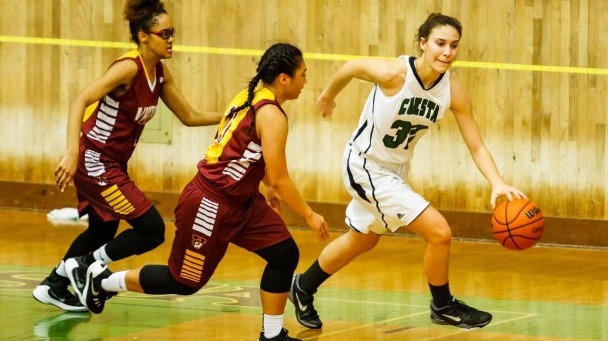 Cuesta College’s Autumn Russell is averaging 10.8 points and 10.9 rebounds per game this season.