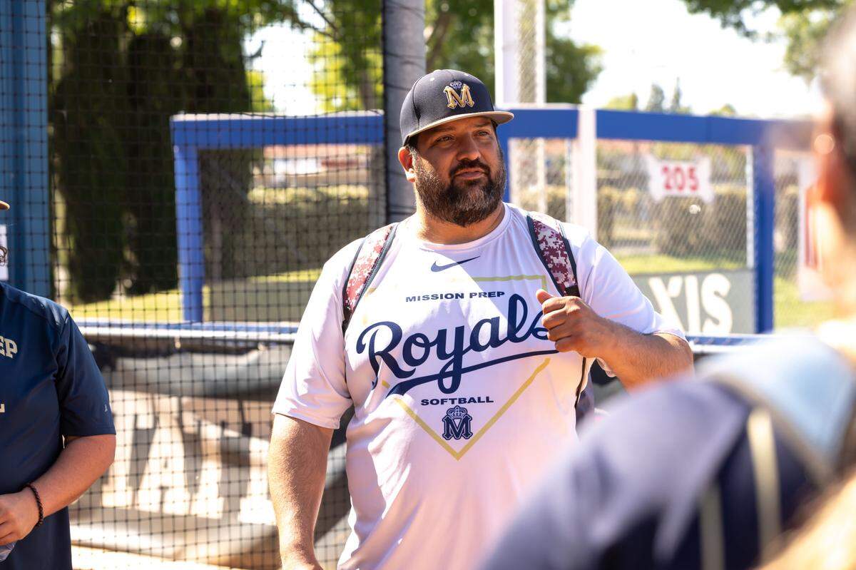 Mission Prep softball coach Johnnie Martinez has led the Royals to CIF-Central Section title games the past four years, including a Division 4 championship on May 24, 2024.