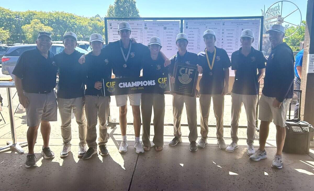 The Arroyo Grande Eagles were the CIF Central Section golf champs in 2026