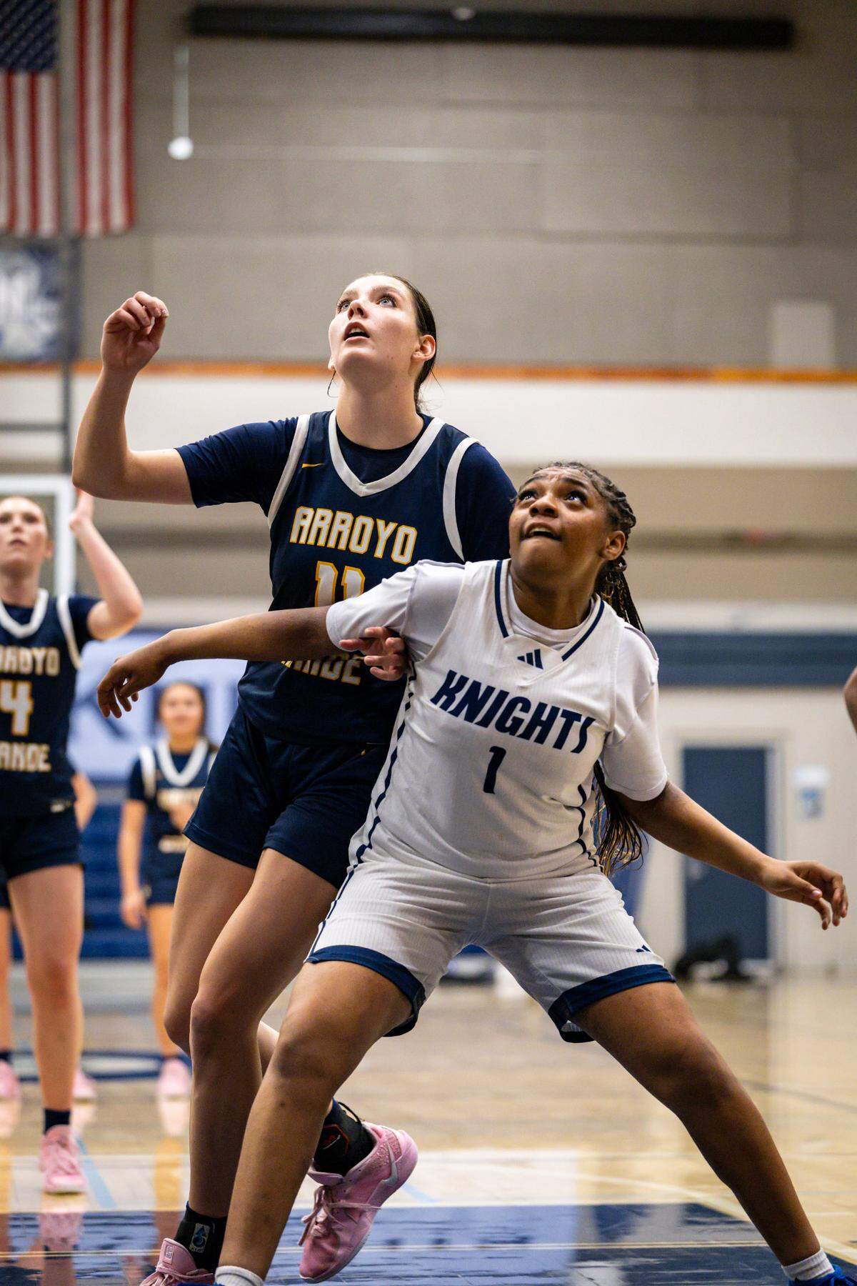 Junior Diana Sorrondo (left) led Arroyo Grande in a first-round win over Bullard in CIF-Central Section Division 1 playoffs. The Eagles move on to face undefeated Clovis West on Tuesday.