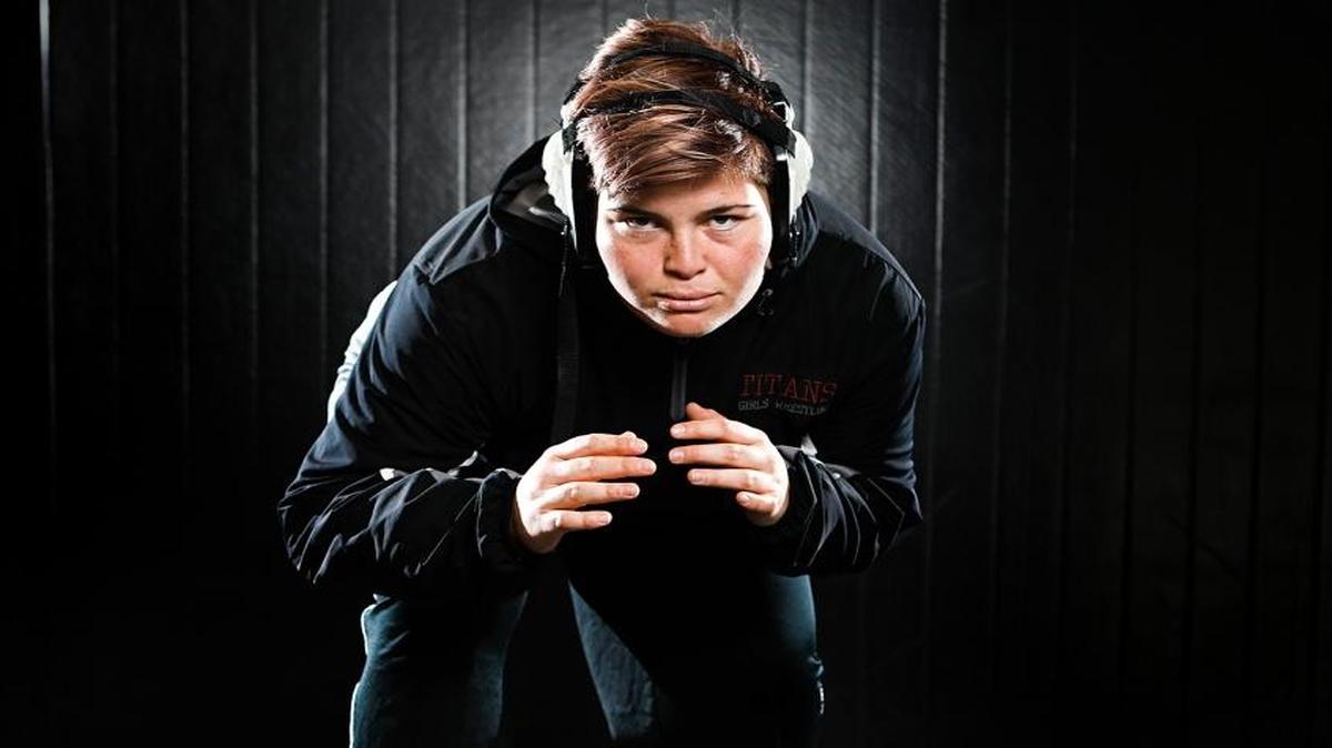 Nipomo High School girls heavyweight wrestler Alexis "Crush" Garcia won her division at the CIF Northern Regional tournament Saturday at Pioneer Valley High School.