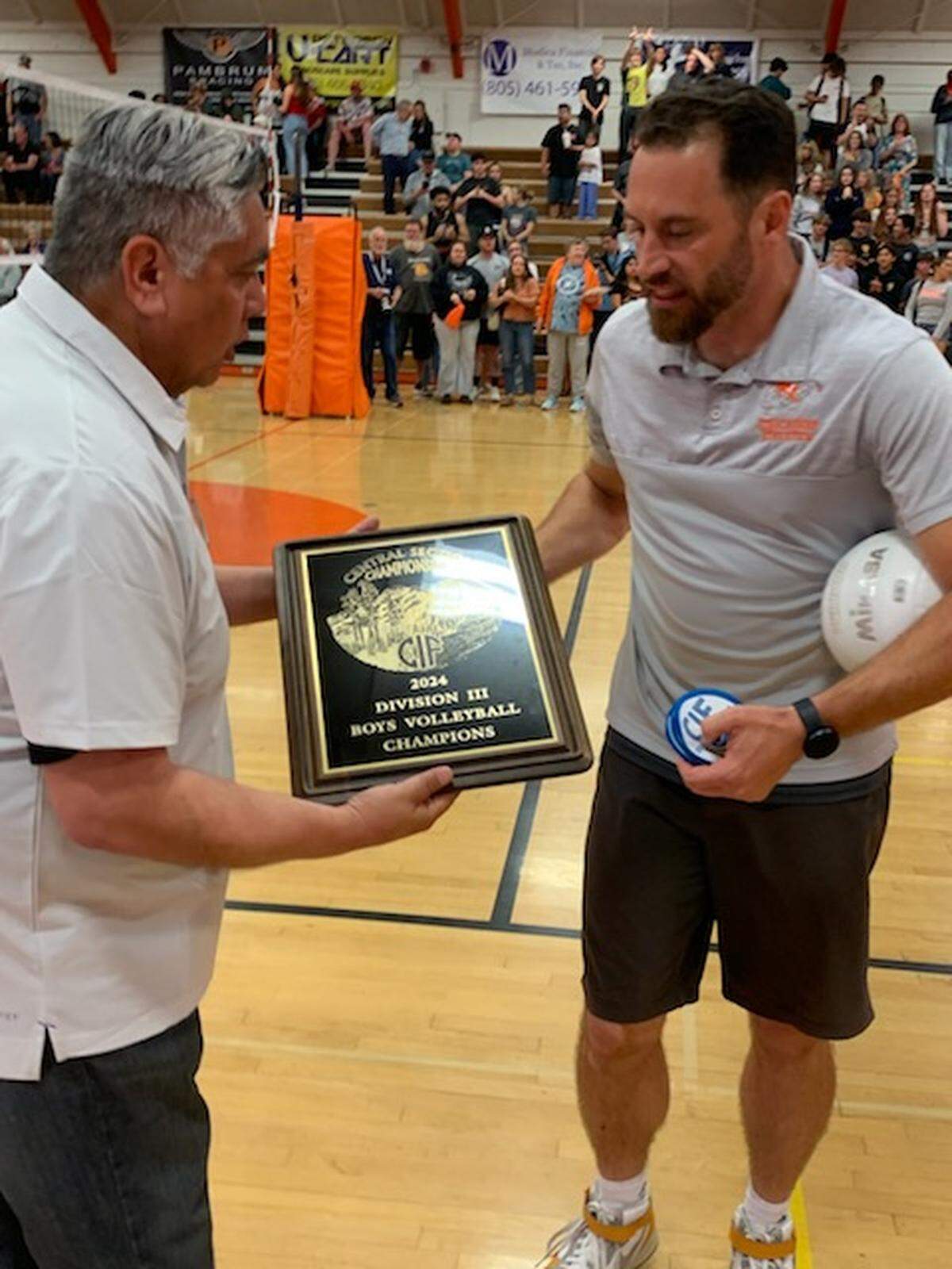 Atascadero High earned the CIF-Central Section Division 3 title in boys volleyball.