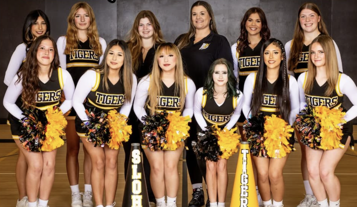 SLO High’s cheer team.