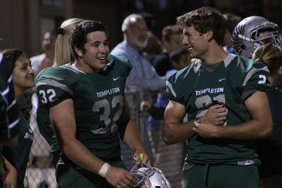 Isaac Lindsey (left) and Nate Avery during a game last season.