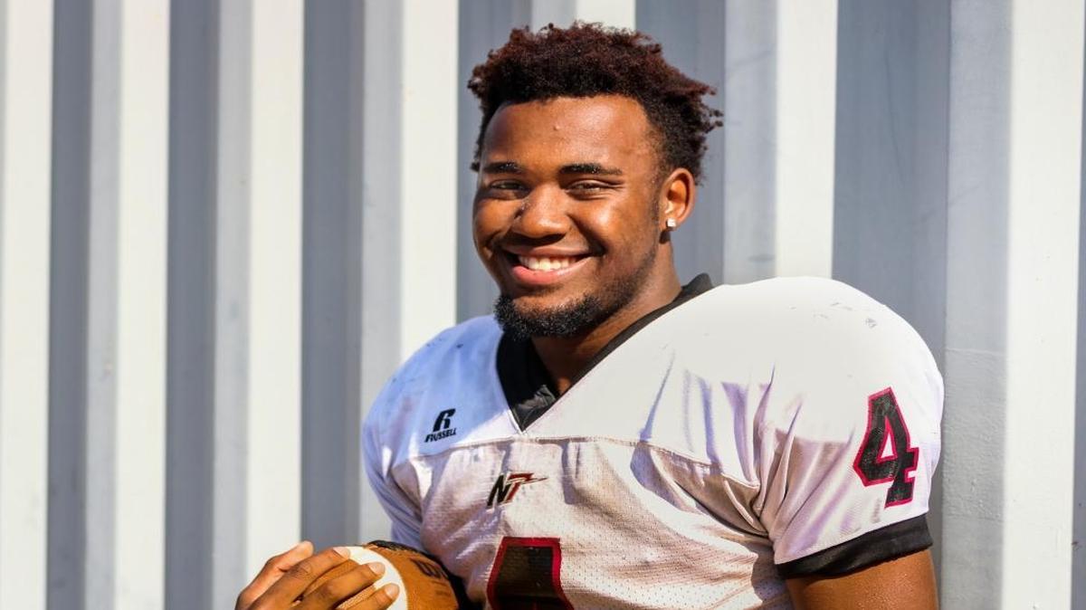 Nipomo running back Michael Jordan is back with the team after not playing football for a year and one of the Titans’ main offensive weapons.
