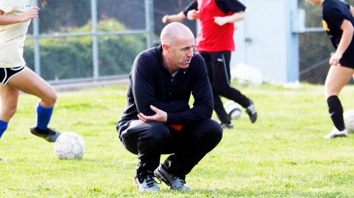 SLO High principal Leslie O'Connor, pictured here in 2016, coached the girl’s soccer team to the state title game during the 2015-16 season. 1-21-16 David Middlecamp