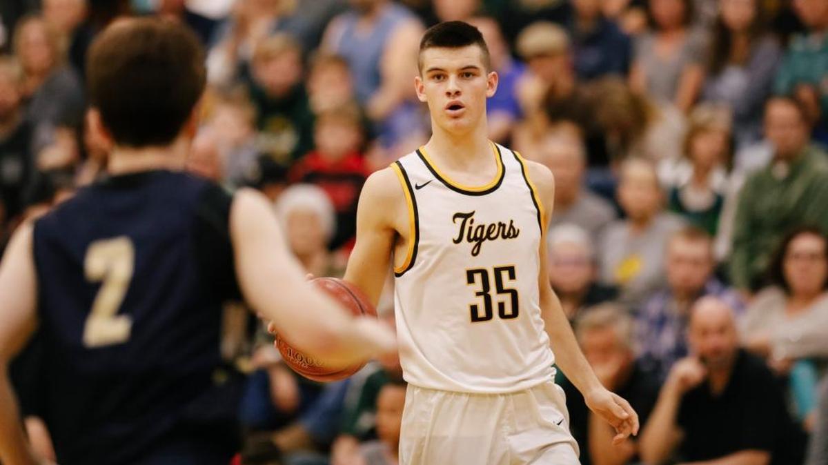 SLO High sophomore Carson Leedom is the leading scorer for the Tigers, who lost in the semifinals of the CIF-Southern Section Division 4 AA playoffs.