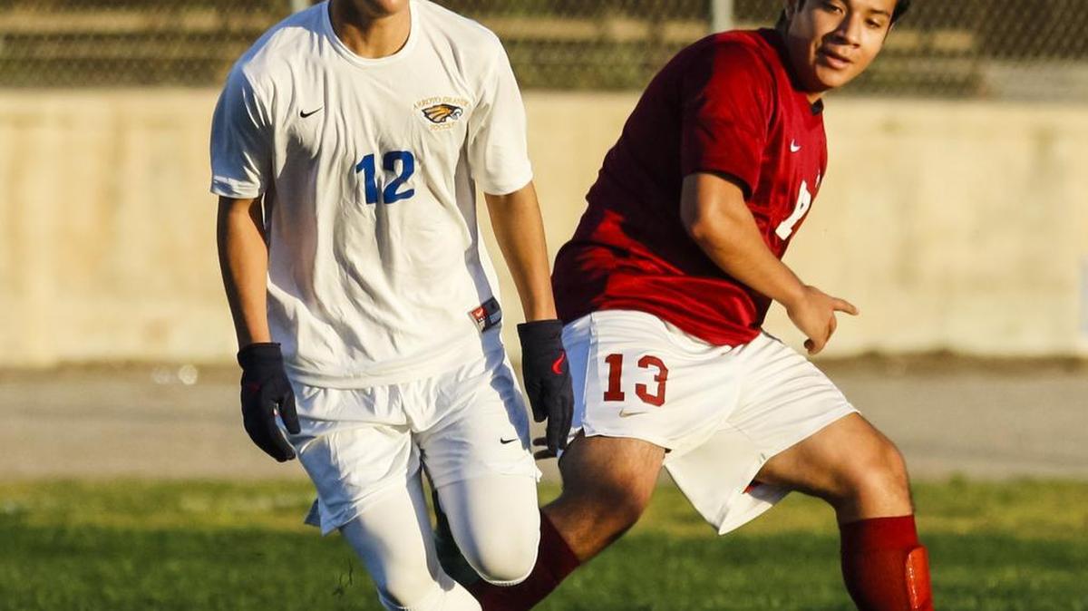 Paso Robles vs Arroyo Grande boys soccer.