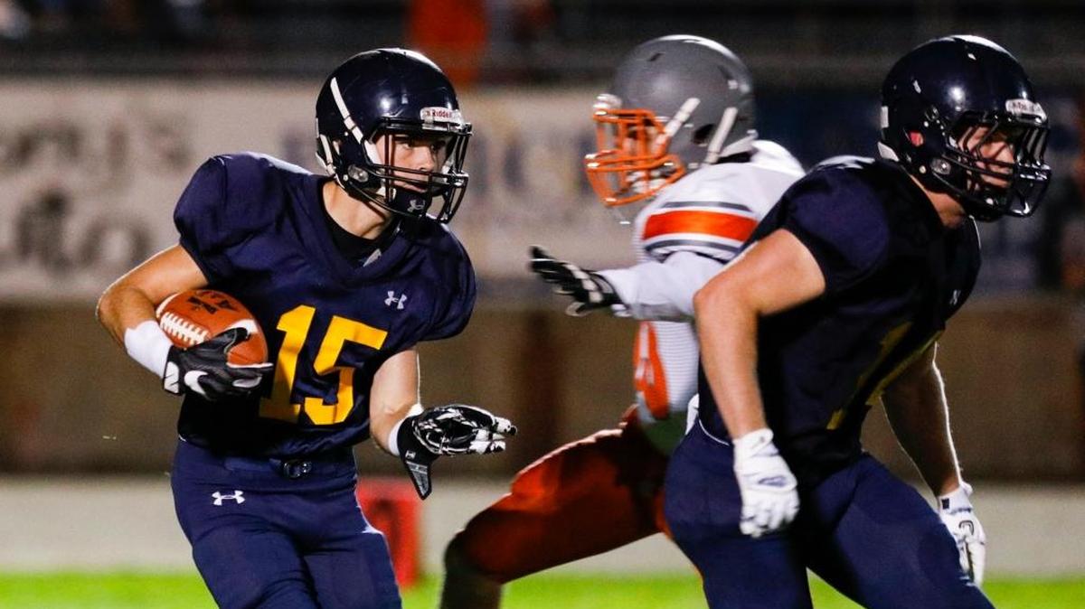 Arroyo Grande’s Noah Thinger during a game against Atascadero. 10-28-2016 David Middlecamp