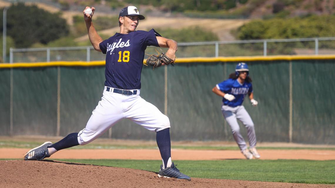 Justin Trimble started for Arroyo Grande as they hosted Madera in the CIF Division 2-Central Section Championship.
