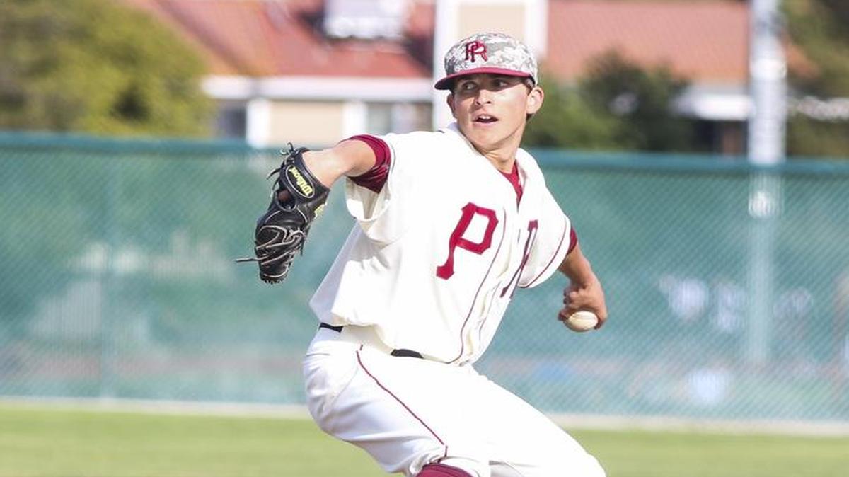 Paso Robles High sophomore pitcher Ryan Harvel, shown here in a game against Atascadero, has a 1.45 ERA this season.