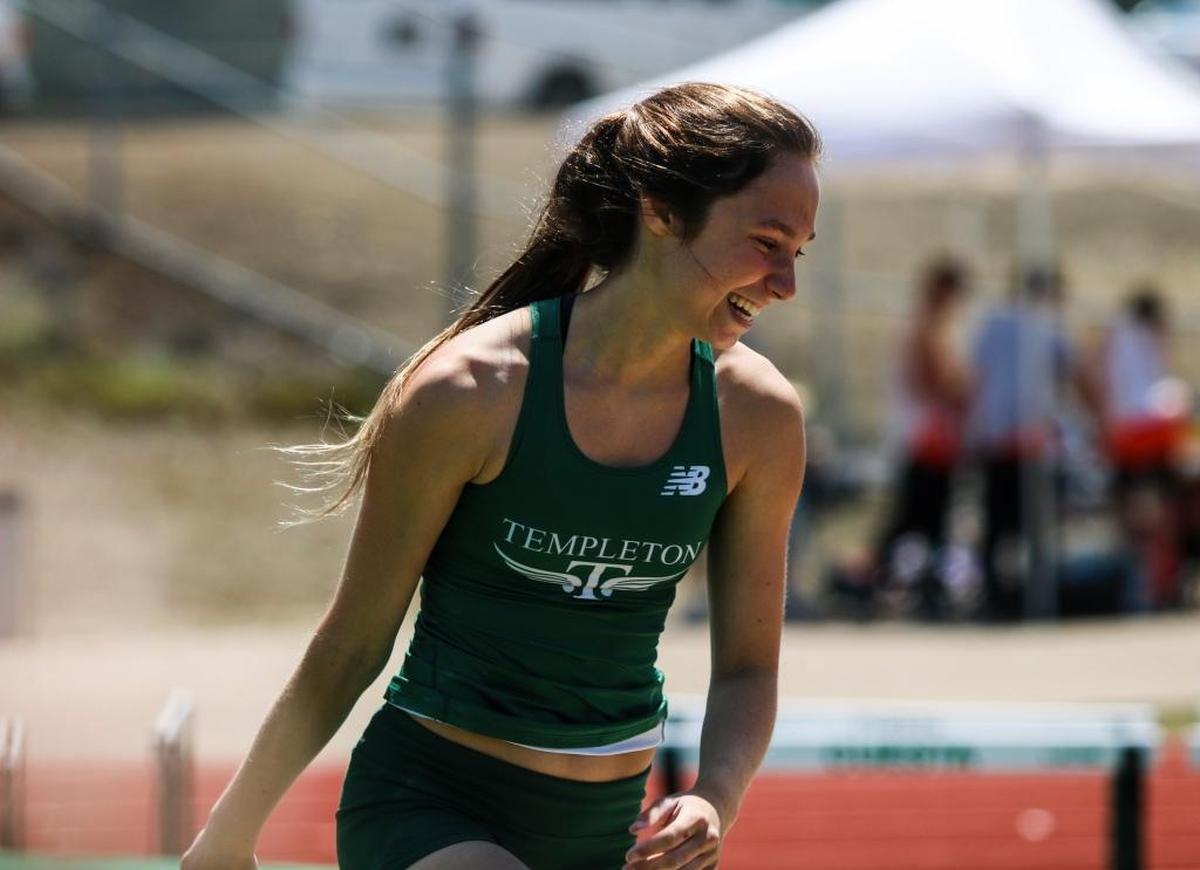 Templeton senior Sienna Stinson competes in the 43rd annual Elk's SLO County Track & Field meet at Cuesta College.