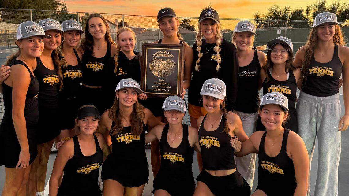 SLO High girls tennis wins back-to-back CIF section title bid in dramatic fashion