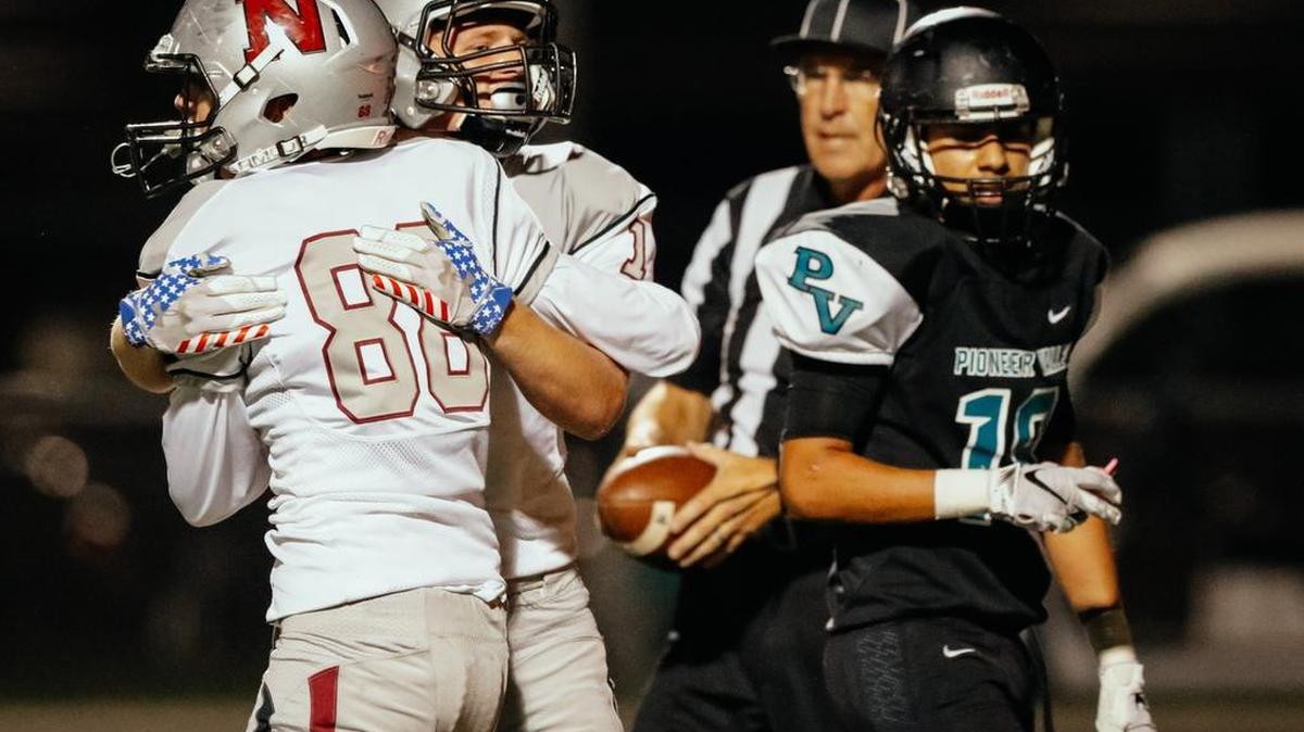 Nipomo High School football faces Pioneer Valley.