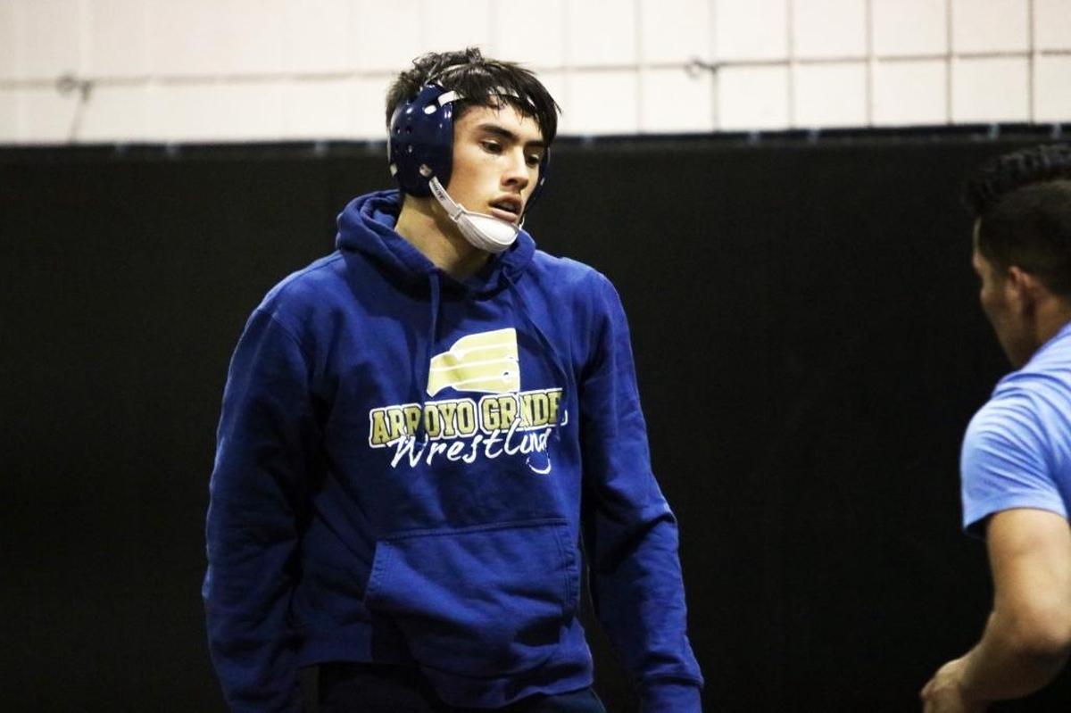Arroyo Grande senior Trevor Melsheimer, shown here practicing at Paso Robles High School, will attempt to qualify for the CIF State Championships this weekend at the Masters.
