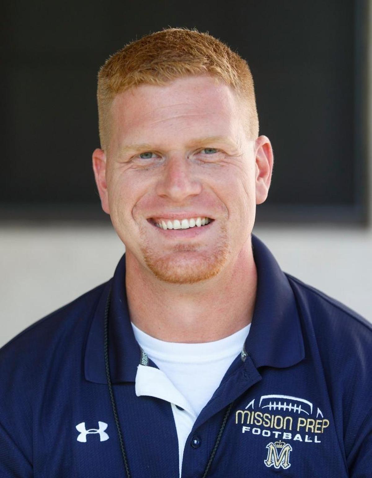 David Schuster led the Mission Prep 8-man team to a 6-2 record in 2017, his first year in charge.