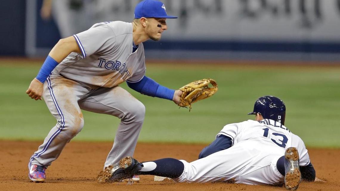 Toronto Blue Jays’ Troy Tulowitzki just can’t let go of old glove