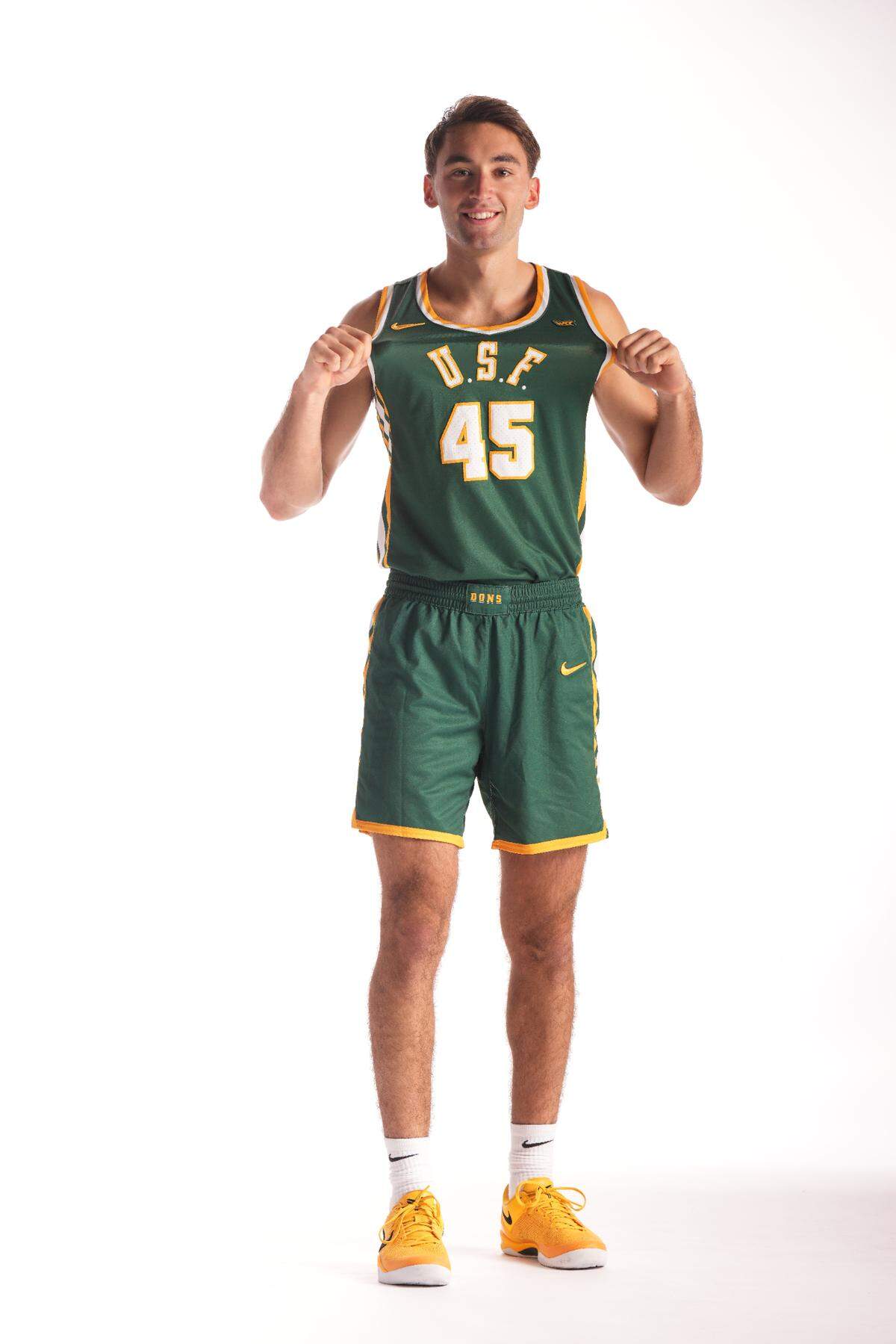 Former Atascadero and Cuesta College basketball star Drew Ardouin now plays at the University of San Francisco.