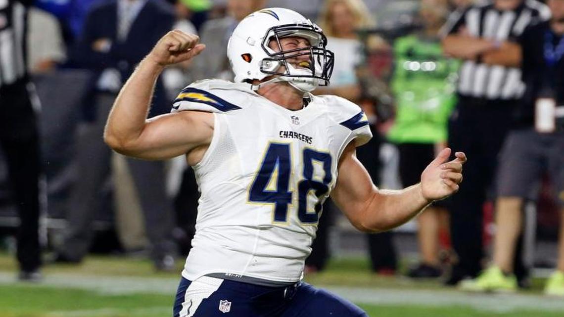 Former Cal Poly standout Nick Dzubnar is competing in his second NFL training camp with the San Diego Chargers this month. San Diego plays its preseason opener Saturday against Tennessee.