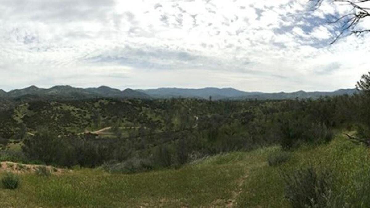 Open land off Red Hill Road in the Los Padres National Forest east of Santa Margarita.