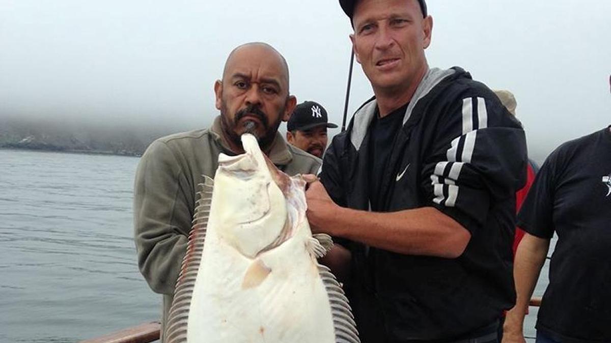 Mark Witt of Sacramento hauled in a 39-pound, 6-ounce halibut made at Cape San Martin on board the Princess on a two-day private charter.