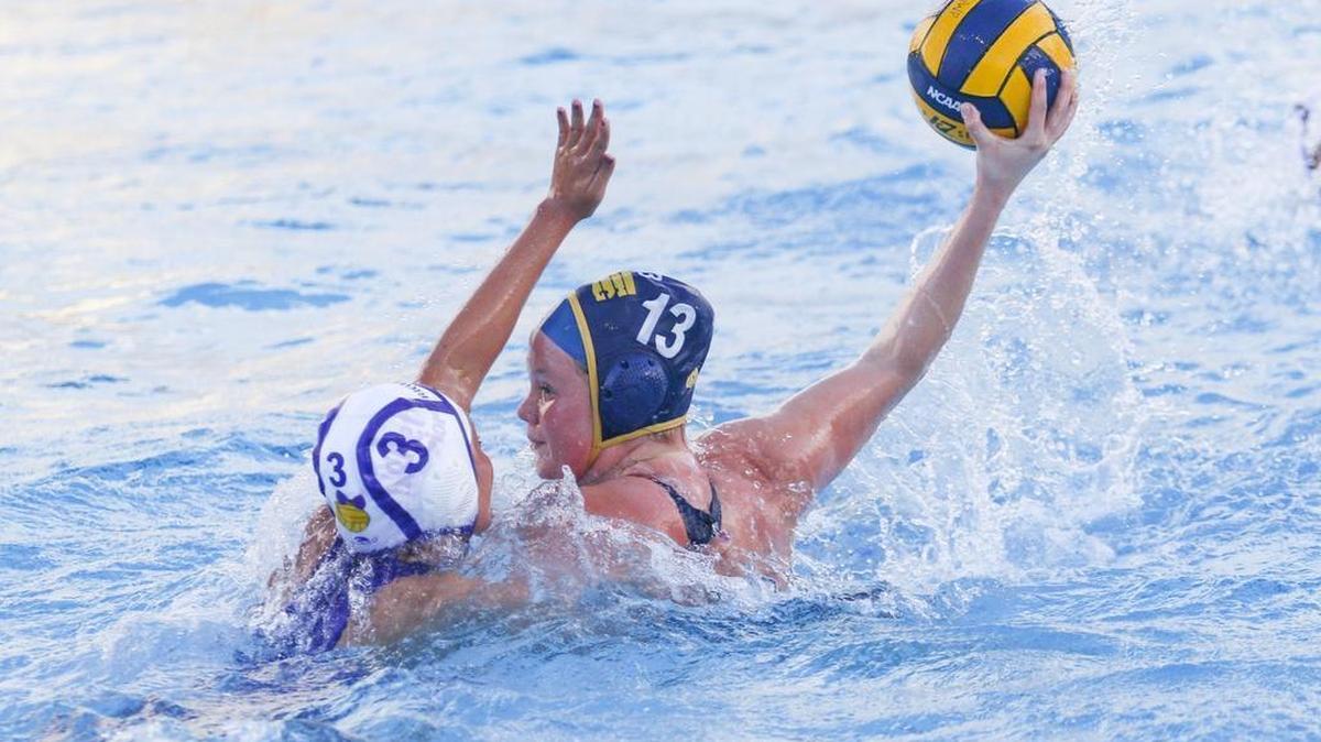 Sarah Parson lead the Arroyo Grande team is scoring. Eagles hosted Righetti in a girl's water polo match.