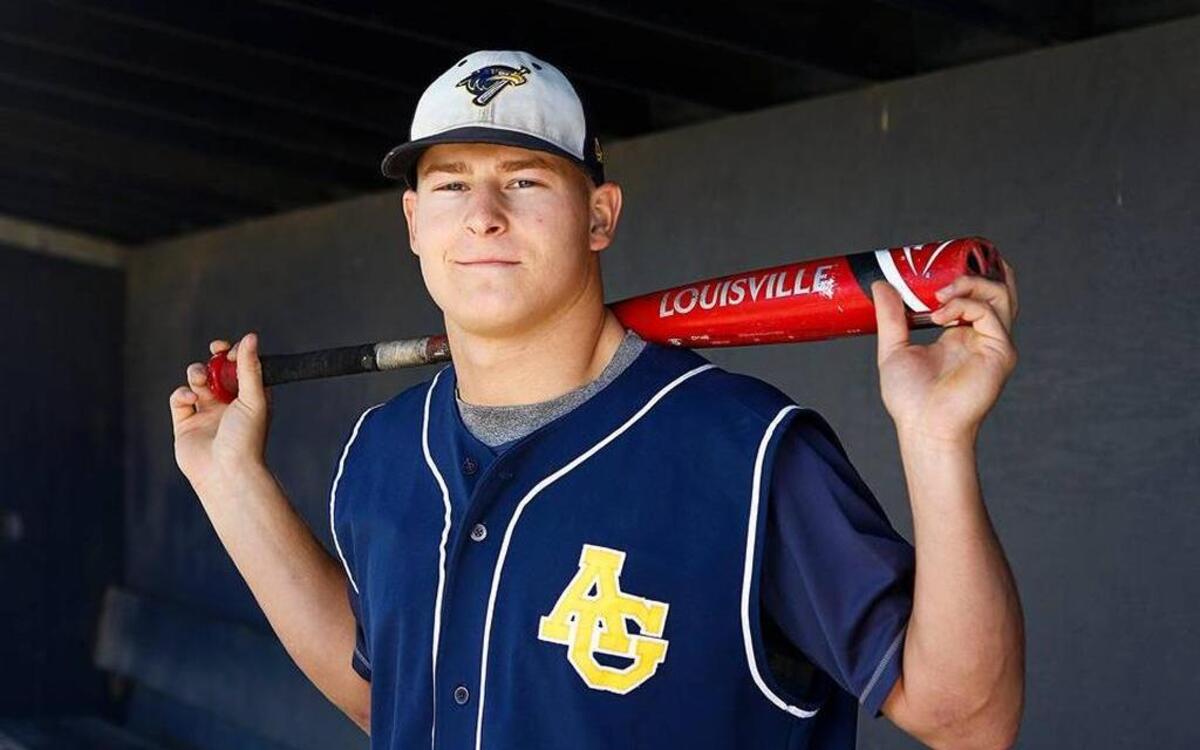 Arroyo Grande High School's Ryan Teixeira poses for the 2015 Tribune County Baseball Player of the Year award.