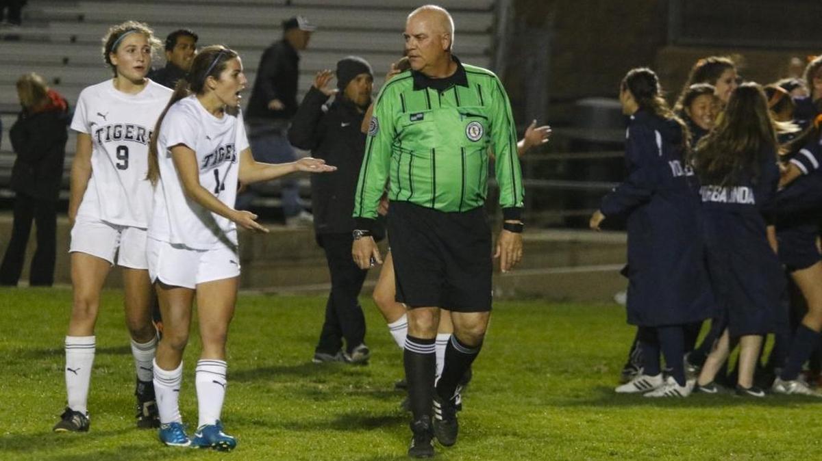 San Luis Obispo girls hosted Yorba Linda for a CIF girl's soccer playoff.