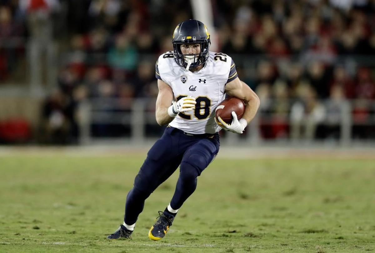 California running back Patrick Laird runs against Stanford during the first half of an NCAA college football game Saturday, Nov. 18, 2017, at Stanford.